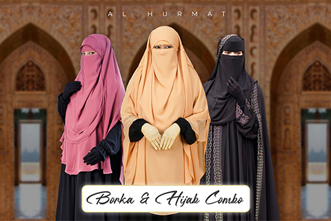 Borka & Hijab Combo